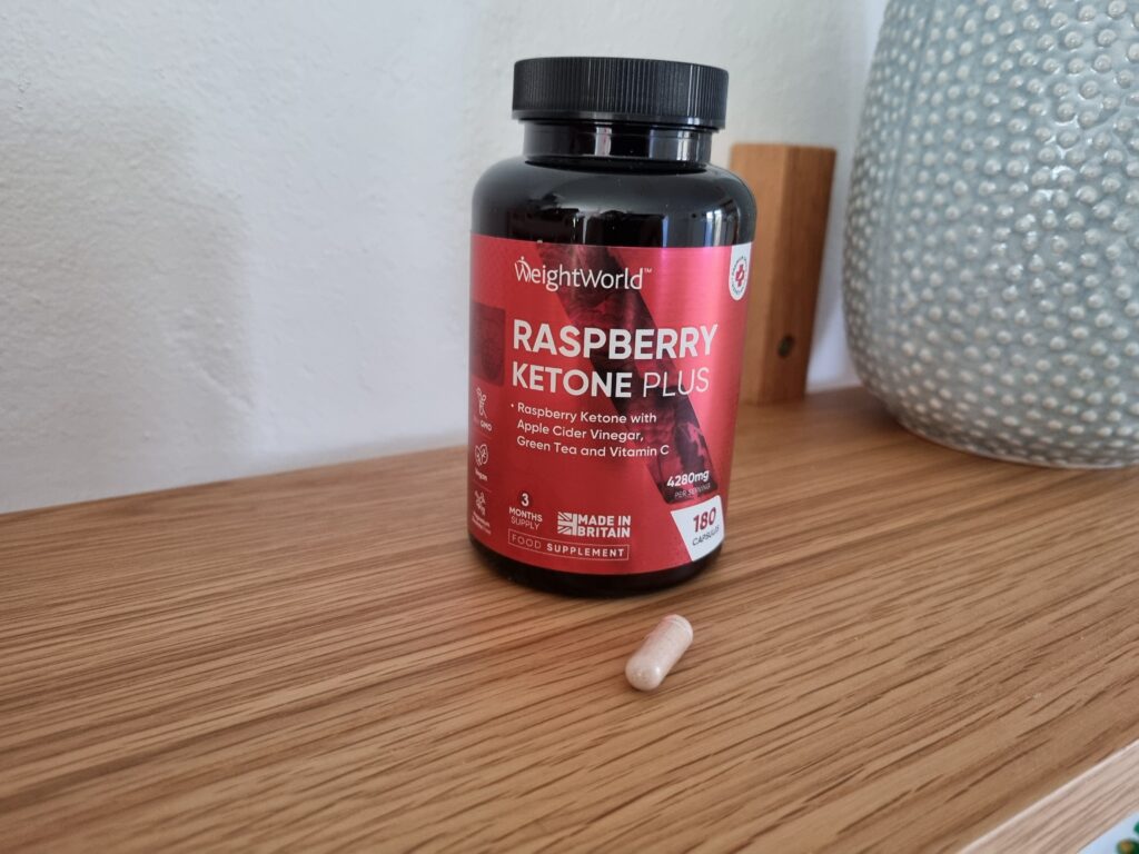 Hindbærketoner Plus kapsler fra WeightWorld – kun 2 kapsler dagligt